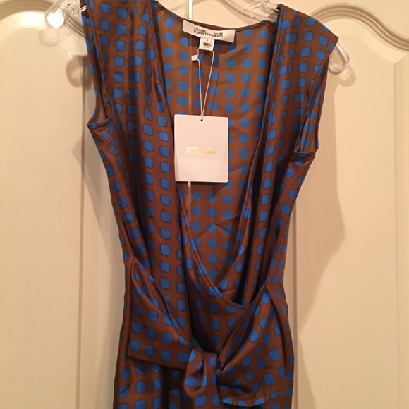 DIANE VON FURSTENBERG Sleeveless Dress Size S NWT - Picture 7 of 8